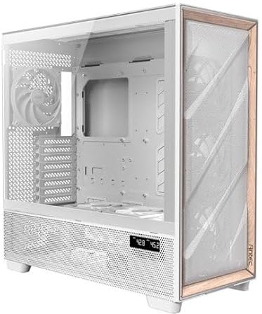 Antec Torre Flux Pro White EUV Full Tower Blanco Madera Vidrio Templado Gaming
