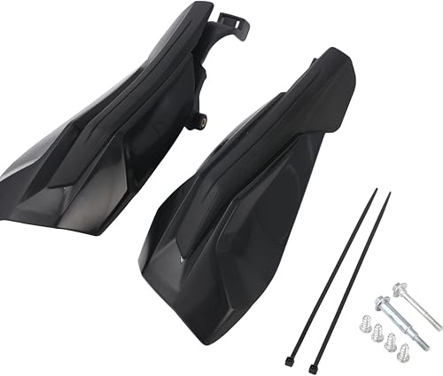 PowerMotor Motorcycle Handguards,Dirt Bike Hand Guards Universal ATV Pit Bikes Handle Protector for 50 65 85 125 150 250 300 350 450 500 SX SX-F EXC-F SIX DAYS XC XCF XC-W TPI (Black)