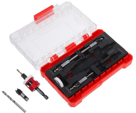 Juego de Brocas Avellanadas con Tope de Profundidad, 1 Set