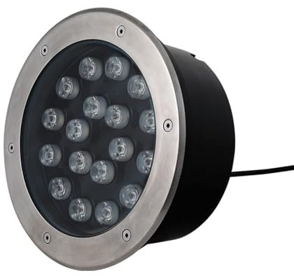 LED Beam Spotlight Low Voltage Landscape Lights - Floor Light, Garden Underground Light/Round Recessed for Pathway Patio Landscape Lamp (Color :