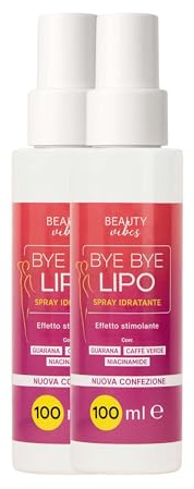 Bye Bye Lipo Anti-Cellulite-Spray 200 ml | Schlankmachende Behandlung, Straffende Behandlung, Niacinamid, Straffende Wirkstoffe