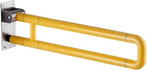 Wc Haltegriff, Toilettenstützstange, 60/75Cm Haltegriffe Für Senioren, Badezimmer-Stützstange Aus Rostfreiem Stahl Badezimmer Klappbarer Sicherheitsstützgriff Mit Fluoreszierenden Streifen B,75CM