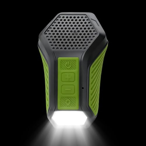 Altoparlante wireless indossabile, dispositivo di riproduzione musicale con luce LED, altoparlante tascabile per esterni, per appassionati di fitness, viaggiatori, shopping, corsa, jogging, palestra