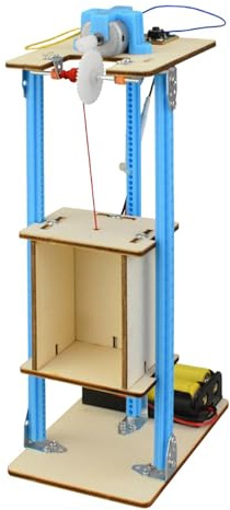 SZLIFE Giocattolo di Ascensore in Legno Fai da Te, progetti scolastici, Kit di esperimenti scientifici per Bambini, Giocattolo educativo per sviluppare