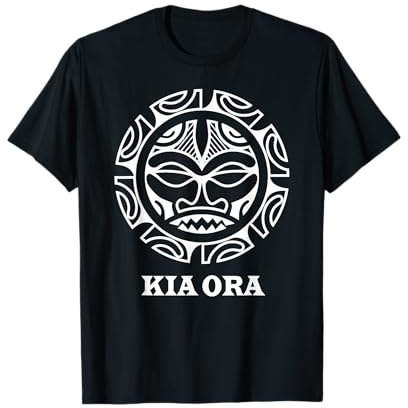 Kia Ora Kultur Maori Symbol New Zealand T-Shirt