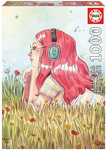 Educa - 1000 Piece Puzzle for Adults | Exclusive Series Esther Gili June. Includes Glue Fix Puzzle. Ages 14 (19030)