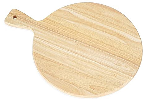 Pizza Peel Board/Tagliere/Vassoio Maniglia Pagaia Spatola Rotondo Trasferimento Vassoio Cottura Al Forno Pala per Torta Biscotti Torta Torte Pane 45X35cm