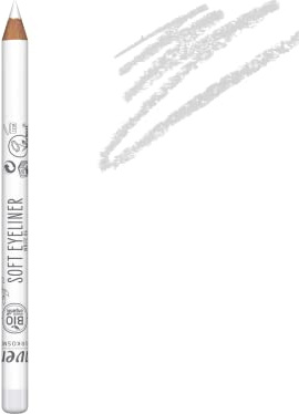 lavera Soft Eyeliner - White 06 - Naturkosmetik - Komfortable Anwendung - Frei von Silikonen - Frei von Mineralöl - Vegan - Bio-Jojobaöl & Bio-Sonnenblumenöl - 1,14g