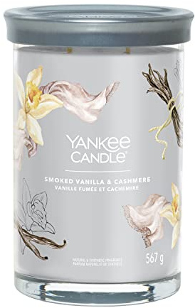 Yankee Candle Smoked Vanilla & Cashmere Large Tumbler Jar