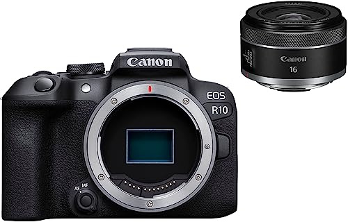 Canon EOS R10 Appareil Photo Hybride (WiFi, APS-C) + Objectif Canon RF 16mm f/2,8