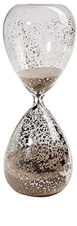 BOSUGE, Sanduhr-Timer, Sanduhr, Glas for Dekoration, Sanduhr, Timer, Glas, Sanduhr, 30 Minuten/60 Minuten, Büro, Heimdekoration, Geschenke, Dekoration ( Color : Giallo , Size : 8.2cm*21cm )
