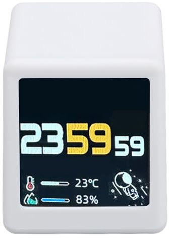 Draht Weniger Wetterstationen, WI -FI -Wetterstation mit App, Smart Weather Station Indoor Outdoor -Thermometer, Multifuktionaler Digitaler Uhrwetter -Stock -Display, Foto -Diashow