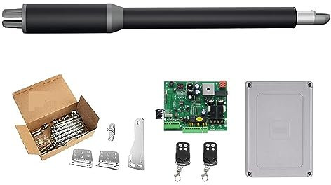 Apriporta da Garage, Apriporta automatico a battente singolo - 10 piedi di lunghezza 450 libbre Apriporta con serratura elettrica con controllo Wi-Fi solare(Army Green)