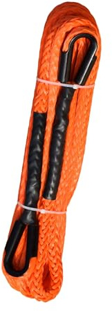 1 stück Orange 12mm × 15m Synthetische Winde Seil Verlängerung for Off-Road Auto ATV UTV SUV Winde Kabel