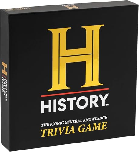 HISTORY Channel Trivia Game UK Edition - 2000+ domande di conoscenza generale divertenti per adulti, famiglie e adolescenti alla ricerca della conoscenza banale - Super Trivia perfetta per giochi da