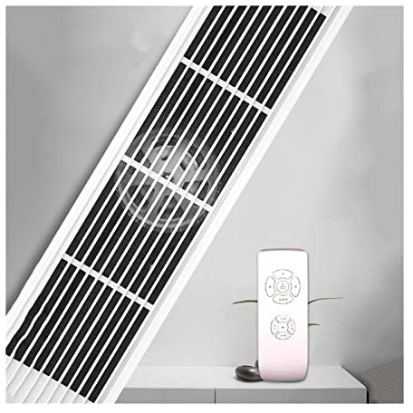 UQACHG Ventiladores De Techo De 15 X 60 Cm, Extractor Rectangular Oculto, Potente Y Silencioso, con Filtro para Cocina Y Baño.,Blanc-Gold