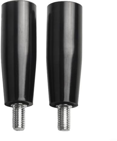 Besshepplo Juego de 2 Volantes Rosca Macho para fresadoras y tornos, diseño Giratorio (M8*63)