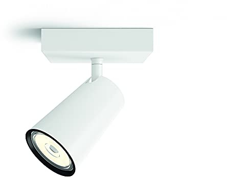 Philips myLiving PAISLEY white LED Spot light - Punto de luz (Foco de superficie, GU10, 1 bombilla(s), LED, 220-240 V, White)