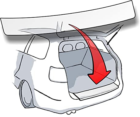 LACKSCHUTZSHOP Ladekantenschutz, Lackschutzfolie, Schutzfolie in transparent passend für Renault Grand Scenic IV (ab BJ 2016) - 150µm transparent