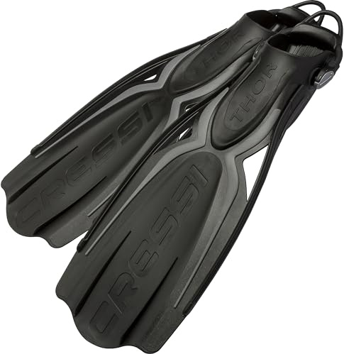 Cressi Fins Socks Flossen, Schwarz, XL