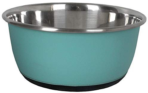 Aime Bol INOX Antidérapant pour Chat/Chien Bleu 950 ML