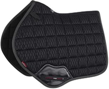 LeMieux Carbon Mesh Air Close Contact Square Schwarz Schabracke, L