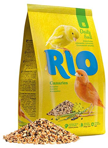 RIO Canaries | 500 g | Alleinfuttermittel für Kanarienvögel | Ausgewogene Mischung für tägliche Ernährung | Mit gesunden Saaten und Getreidearten | Reich an wichtigen Nährstoffen