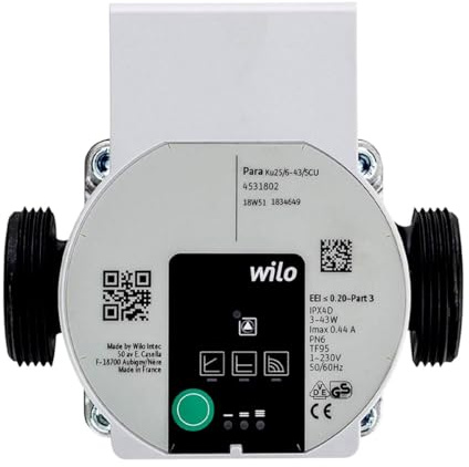 Pompa di riscaldamento a pavimento per adattarsi Wilo 130 mm di altezza IPX4D 10-75 W
