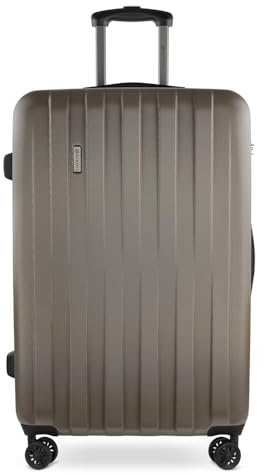 bugatti Lima Hartschalenkoffer 77,5x52x31,5 cm, 91,7L, 4-Rollen mit TSA-Schloss, Bronze
