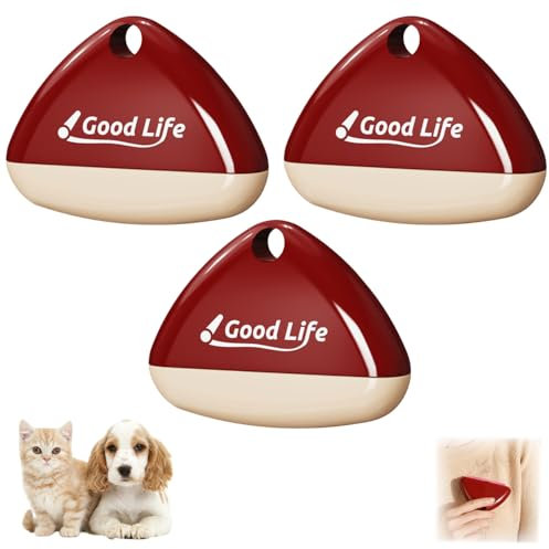 3pcs Reusable Lint Roller Remover, Portable Lint Rollers Brush for Clothes Pet Hair, Triangle Sticky Pet Hair Remover Roller Washable for Dog Cat Carpets Travel