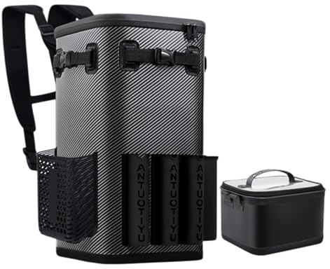Rucksack Tackle Box, Angel Tackle Box Rucksack, Angelrucksack mit Rutenhalter Rutenhalter Tackle Box Wasserdichter Angelrucksack mit Rutenhalter 49L Tackle Bag – Angelrucksack-Ausrüstung, multifunktio