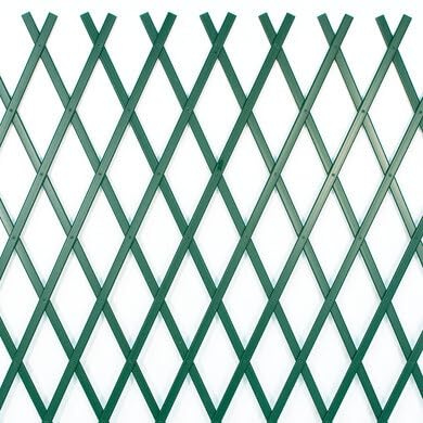 OOGarden - Treillis extensible en PVC vert de 2 x 1 m