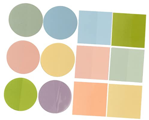 Angoily 6sätze Selbstklebende Haftnotizzettel Mix Farben Praktische Memo Pads Mit Starken Klebepunkten Für Schule Büro Zuhause Notizen Markieren Organisieren