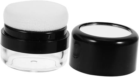 WRITWAA Boîte à Poudre Vide Plastique Avec Couvercle Récipient Cosmétique Réutilisable Pour Poudre Corporelle Blush Vrac Pour Échantillons Et Voyage