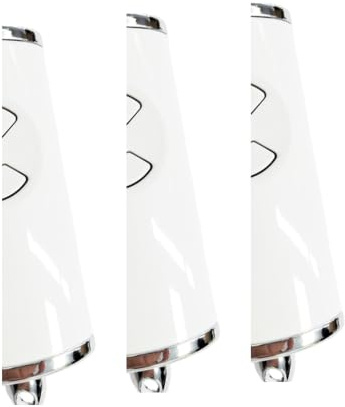 BiSecur 868,3 - Télécommande pour émetteur portatif Hörmann - Compatible avec BS HSE4-868-BSHSE4-868-BS, 2 canaux HSE2 HSE1 HS1 HS4 HS5 HSZ1 HSD2-868 BS - 3 pièces wihte 2butoon