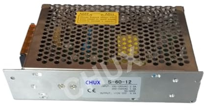 Fuente de alimentación conmutada de Salida única de CC, 60w, 12v, CC a CA S-60w-12v 5a for Tira de Controlador Led Smps