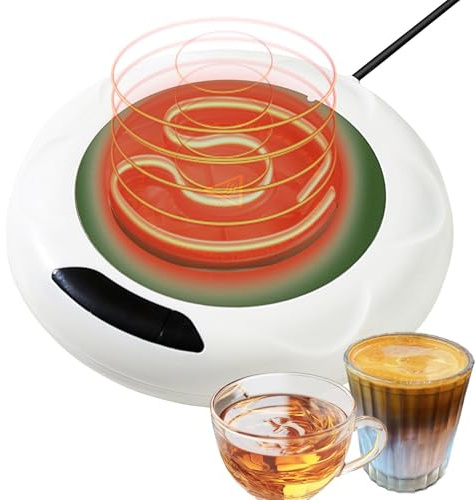 Calentador de tazas de café, calentador de tazas para agua, 3 ajustes de