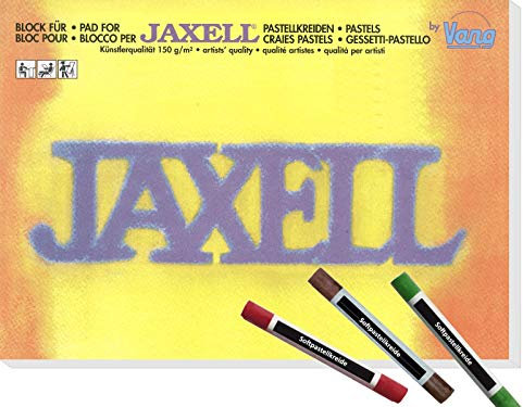 CSB-Center & Vang Jaxell - Block für Pastellkreide in Künstlerqualität inkl. 3 Softpastellkreiden - DIN A3 (29,7 x 42 cm) 150g/m² - 30 Blatt