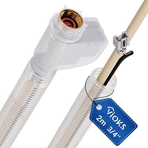 VIOKS Aquastop - Manguera para lavavajillas (3/4 pulgadas, 1,68 m, tipo 88, repuesto para Bosch Siemens 00668113 668113, manguera de entrada para lavavajillas SuperSilence iQ300 iQ500 iQ700)