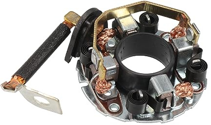 X AUTOHAUX Portaescobillas Del Motor De Arranque Para Ford Focus Ii 05 1Pc | Plateado, Metal, 6,3X6,3 Cm, Oe 69-204, Para Ford Focus Ii 2.0 Da 05, Para Mazda Tribute 2,3 2004, Para Volvo S40 Ii 1.8 06