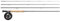 Greys Fin 2,7 m, 8 W Fliegenrute und Spule, 4-teilige Graphitstange, große Dorn Disc Drag Fin Reel