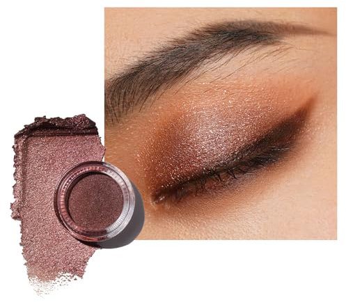 Oulac Sombras de Ojos Marrón | Altamente Pigmentada | Resistente al Agua y de Larga Duración | Maquillaje de Ojos con Brillo Metálico | Vegano y Libre de Crueldad | 06g (05) Honey Bunny