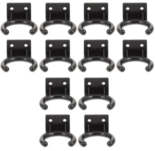 ibasenice 12pcs Wireless Mic Stand Home Mic Stand Wall Hanger for Microphone Storage Rack for Ktv Hotel Conference