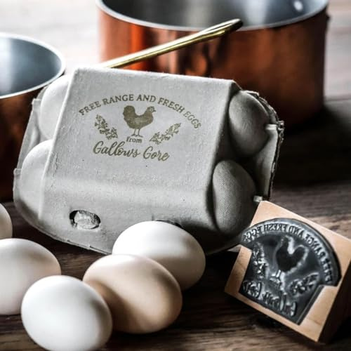 Personalisierte Eier Box Gummistempel, Benutzerdefinierte Eier Stempel, Home Produce Stempel, Hens Eier Stempel, Personalisierte Eier Box