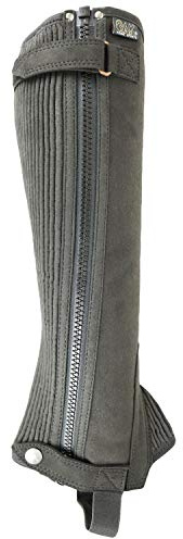 AK Waschbare Reitchaps aus Mikro-Wildleder AKRS-1032(W) (Schwarz, M)