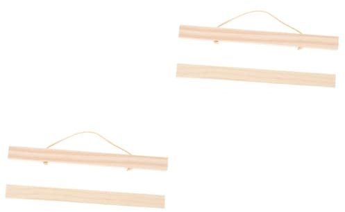 TOPBATHY 2stücke Magnetischer Holzrahmen Für Poster Und Bilder Magnetische Aufhängung Für Wanddekoration Einfach Austauschbar Für Schlafzimmer Büro Und