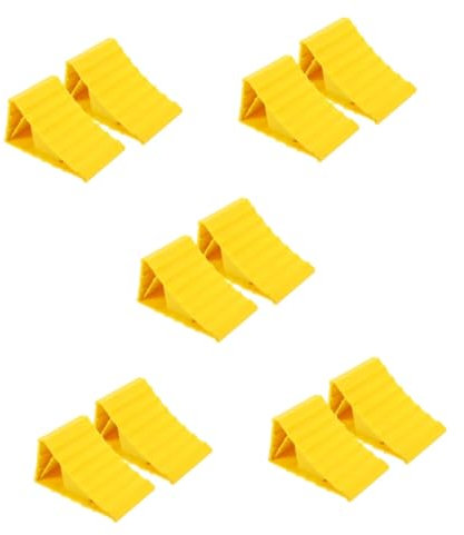 PartyKindom 10 Stück Auto Block Unterlegkeile Unterlegkeile Für Anhänger Unterlegkeile Für Auto Unterlegkeile Für Wohnwagen Wohnmobil Unterlegkeile Wohnmobil Unterlegkeile