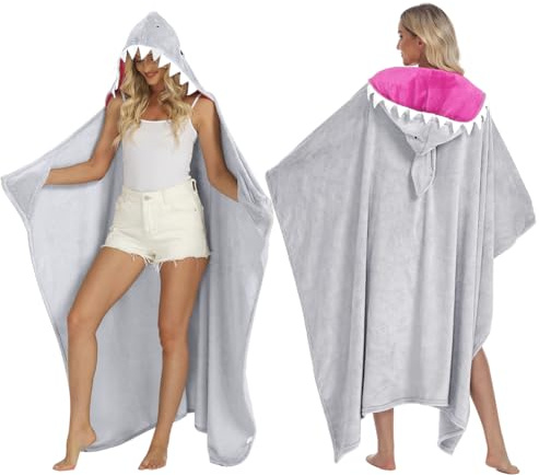 Peelanmall Geschenke für Frauen Faultier Decke mit Ärmeln und Kapuze, Tragbare Decke zum Anziehen für Erwachsene, Kuscheldecke zum Anziehen Damen