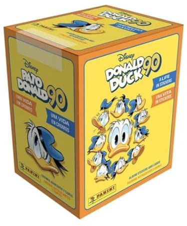 Panini Donald Duck 90 Jahre Sticker & Cards Kollektion 2024 (Box mit 36 Tüten)