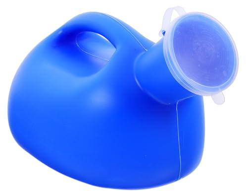 Healeved Urinator für Männer 2000ml aus Kunststoff Auslaufsichere Urinflasche mit Deckel und Großem Fassungsvermögen Tragbar für Zuhause und Selbstständiges Reisen